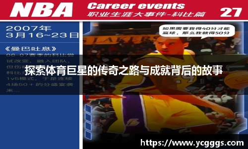 探索体育巨星的传奇之路与成就背后的故事