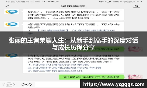 张丽的王者荣耀人生：从新手到高手的深度对话与成长历程分享